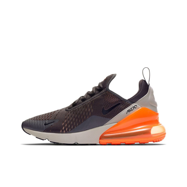 Nike Air Max 270 Low Топ Повседневная обувь Мужская Коричневая Оранжевая