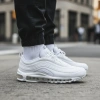 Nike Air Max 97 Амортизация Дышащий Легкий Низкий Верх Повседневные Беговые Кроссовки Женские Белые