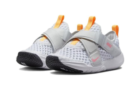 Nike Flex Advance Бразилия Ps Anti KICK Амортизация Низкий Верх Детские Беговые Кроссовки Белый