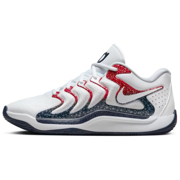 Nike KD 17 Low Топ Баскетбольные кроссовки Мужской Белый Азиатская версия