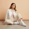Nike Court Legacy Lift Удобные Скейтборд Кроссовки Женские Белые Розовые