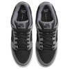 Nike Dunk SB противоскользящие устойчивые к истиранию низкие скейтбординговые кроссовки унисекс серо-черные
