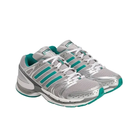SPORTY RICH x Adidas Adistar Control 5 Беговые кроссовки Унисекс Серебристо-зеленый