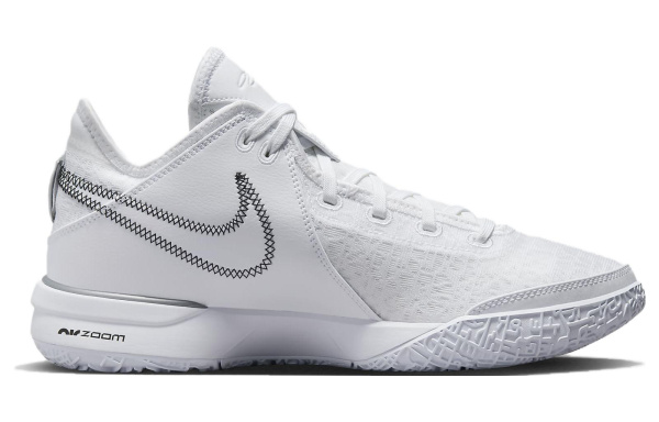 Nike LeBron NXXT Gen Zoom LeBron NXXT Gen Low Топ Баскетбольные кроссовки для игры Мужской Белый черный Азиатская версия