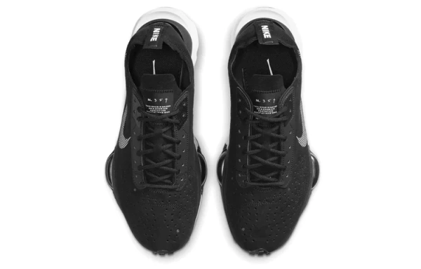 Nike Air Zoom Тип Ткань Амортизация Противоскользящий Низкий Топ Повседневная Обувь Женская Черный Белый
