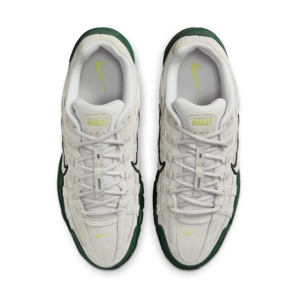Nike P 6000 Амортизация Износостойкий Низкий Топ Повседневная Обувь Унисекс Белый Зеленый