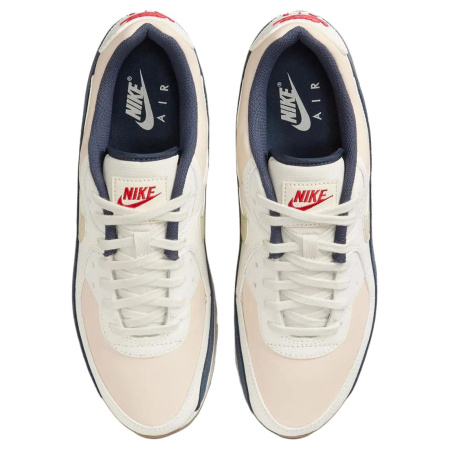 Nike Air Max 90 Устойчивые к истиранию Низкие Кроссовки с Резиновым Вафельным Подкладом Пеном Повседневные