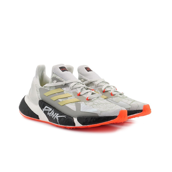 Cyberpunk 2077 x Adidas X9000l4 Винтаж Ткань Амортизация Дышащий Устойчивый к истиранию Низкий Топ Boost Повседневный