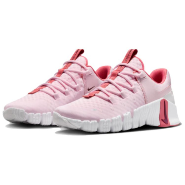 Nike Free Metcon 5 Амортизация Износостойкие Низкие Кроссовки для тренировок Женские Розовые
