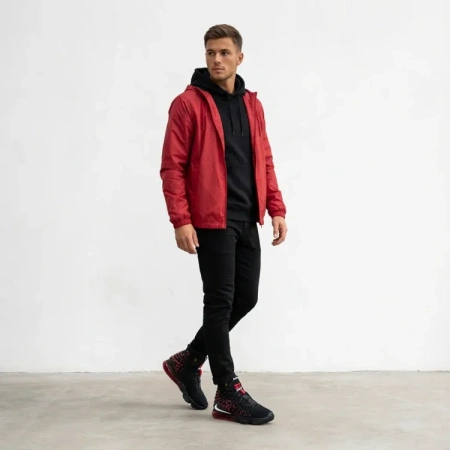 Nike Lebron 17 Джеймс 17 MID Топ Air Max Air Zoom Баскетбольные кроссовки для игры Унисекс Черный Красный