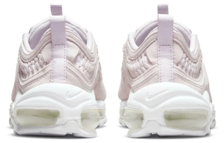 Nike Air Max 97 Vintage Устойчивые к истиранию Дышащие Низкие Повседневные Беговые Кроссовки Женские Розовые Белые Серые