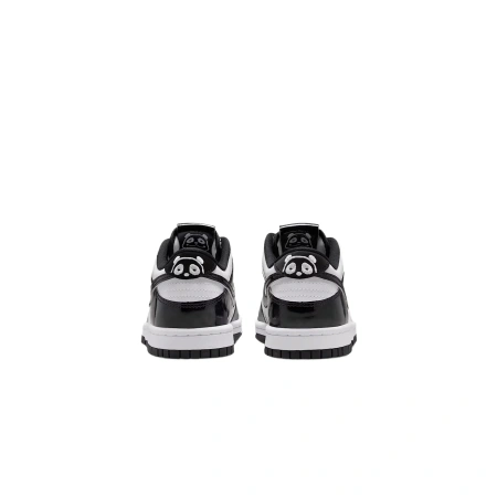 Nike Dunk Mid Топ Детские Кроссовки для Тренировок Черный Белый Детский