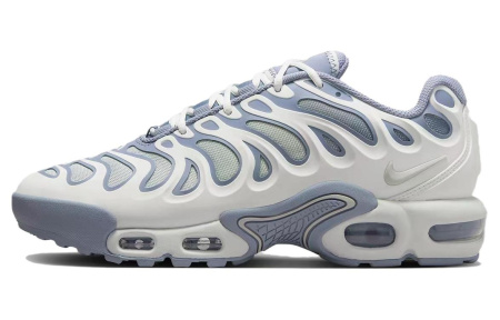 Nike Air Max Plus Износостойкий Дышащий Низкий Верх Повседневная Обувь Женская Белый Синий