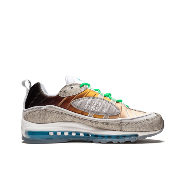 Nike Air MAX 98 Low Топ Воздушная Подушка Повседневные Беговые Кроссовки Унисекс Многоцветные