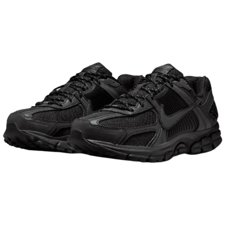 Nike Vomero 5 Дышащий Поддержка Светоотражающий Низкий Верх Повседневные Беговые Кроссовки Мужские Черные