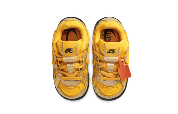 Off Белый X Nike Rubber Dunk 'Университетский Золотой' Удобная Низкая Обувь для Малышей Черный Золото Эксклюзив для Азии