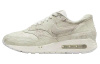 Nike Air Max 1 Устойчивые к истиранию низкие повседневные беговые кроссовки унисекс зеленые белые