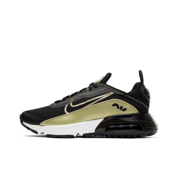 Nike Air Max 2090 Low Топ Повседневные Беговые Кроссовки Женские Черный Золото