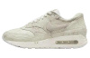 Nike Air Max 1 Устойчивые к истиранию низкие повседневные беговые кроссовки унисекс зеленые белые