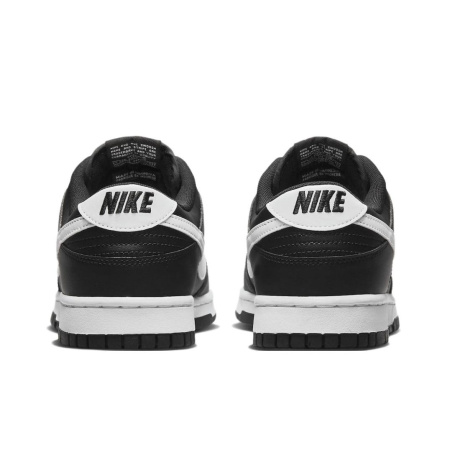 Nike Dunk кожа низкий топ скейтборд обувь мужская черная