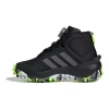 Adidas Fortatrail противоскользящие устойчивые к истиранию с верхом MID детские беговые кроссовки черные детские