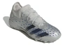 Adidas Predator Freak .3 TF Шипы Твердый грунт Искусственный шипы Баланс Футбольные бутсы Мужские Серебристо-серый