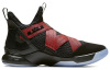Nike Zoom Soldier 12 Круглый носок Нескользящий Легкий MID Баскетбольные кроссовки для игры Мужской Черный Красный