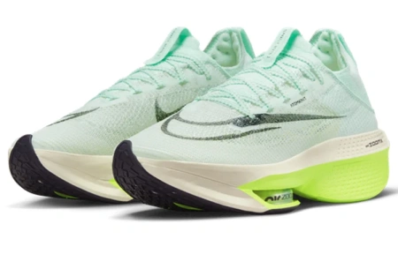 Nike Air Zoom Alphafly Next% 2 Ткань Противоскользящая Дышащая и Упругая Низкий Верх с Карбоновой Плиты