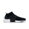Nike Air Presto Ткань Амортизация Противоскользящий Дышащий Легкий Верх Повседневная Обувь Мужская Черный Белый