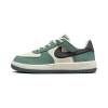 Nike Air Force 1 Slip Resistant Abrasion Resistant Низкий Топ Детские Скейтбординги Зеленый Коричневый Детский