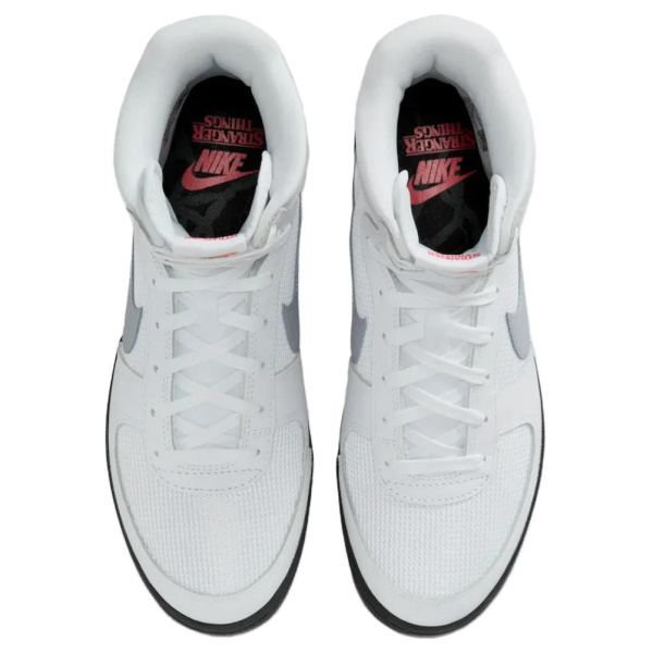Nike X Чужие вещи Field General High Топ Кроссовки для скейтбординга Женские Белый Волчий Серый