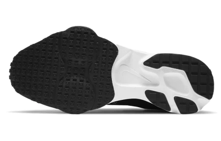 Nike Air Zoom Тип Ткань Амортизация Противоскользящий Низкий Топ Повседневная Обувь Женская Черный Белый