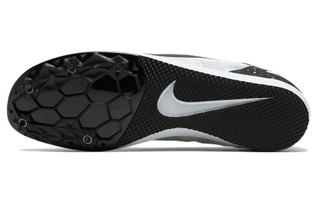 Nike Zoom Rival D 10 Легкая атлетика Низкие Кроссовки для Бега Унисекс Серый Черный