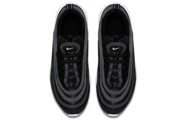 Nike Air Max 97 Амортизация Низкие Повседневные Беговые Кроссовки Унисекс Черный Белый