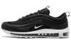 Nike Air Max 97 Амортизация Низкие Повседневные Беговые Кроссовки Унисекс Черный Белый