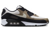 Nike Air Max 90 Текстиль Синтетическая кожа Низкий верх Повседневная обувь Мужская Серый Черный
