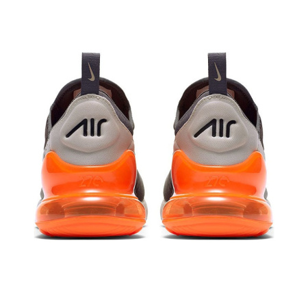 Nike Air Max 270 Low Топ Повседневная обувь Мужская Коричневая Оранжевая