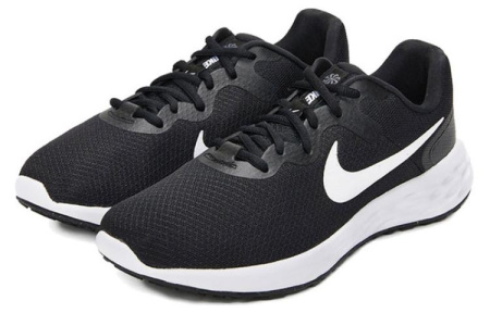 Nike REVOLUTION 6 Сетчатая ткань Амортизация Противоскользящий Устойчивый к истиранию Дышащий Низкий верх Повседневный