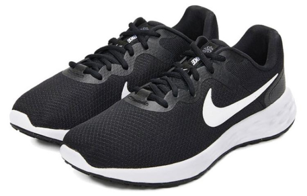 Nike REVOLUTION 6 Сетчатая ткань Амортизация Противоскользящий Устойчивый к истиранию Дышащий Низкий верх Повседневный
