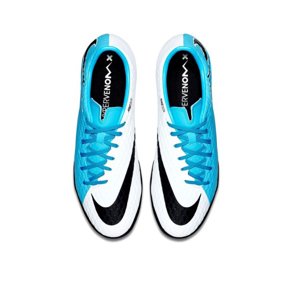 Nike Hypervenom Phelon TF Шипы Амортизация Износостойкие Футбольные бутсы Мужские Синий Черный