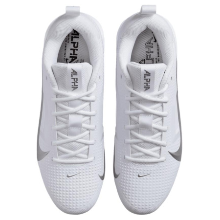 Nike Alpha Menace 4 Противоскользящие Устойчивые к износу Футбольные бутсы Унисекс Белые