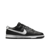 Nike Dunk кожа низкий топ скейтборд обувь мужская черная