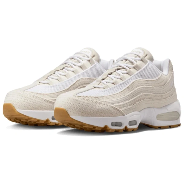 Levi's X Nike Air Max 95 Устойчивые к истиранию низкие беговые кроссовки унисекс бежевого цвета