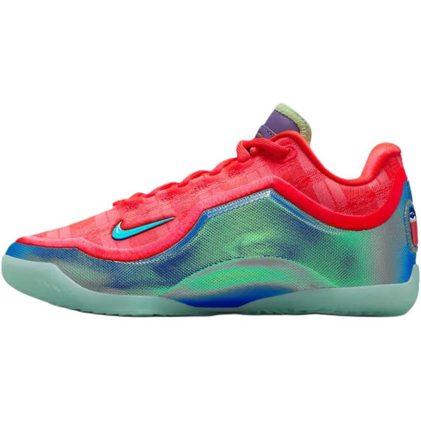 Nike Lebron 23 Low Топ Детские Баскетбольные Кроссовки Красный Зеленый Подростки