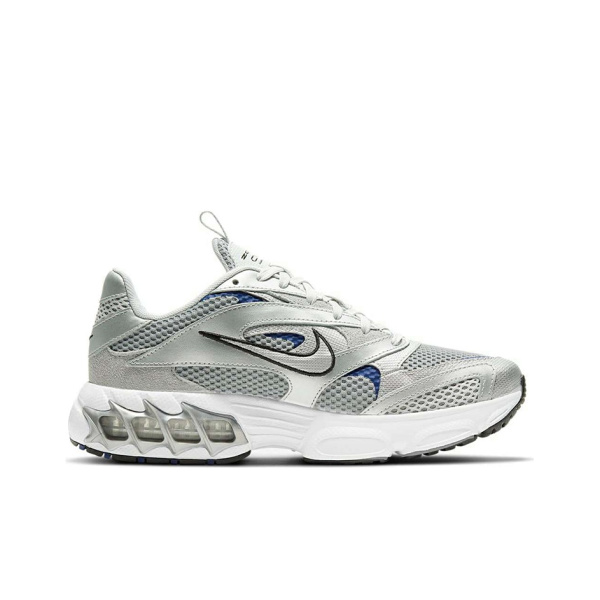 Nike Zoom Air Fire Удобно и модно Амортизация Противоскользящие Низкие Беговые кроссовки Женские Белые Серебряные