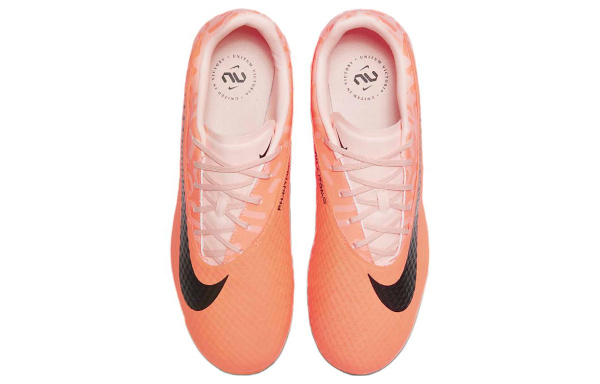 Nike Phantom GX Academy Удобные AG Искусственная трава Футбольные бутсы Унисекс Оранжевый
