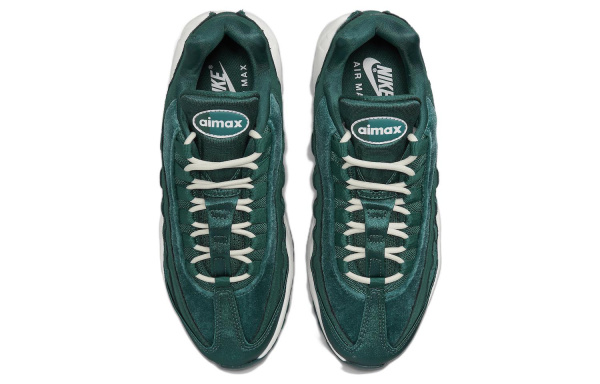 Nike Air Max 95 'Вельветовый Бирюзовый' Сетка Замша Низкий Верх Повседневная Обувь Женская Зеленая