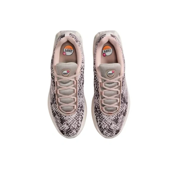 Nike Air Max DN Устойчивые к истиранию Низкие Беговые кроссовки Женские Бежево-розовые Коричневые