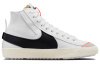 Nike Blazer Вельвет MID Скейтборд Кроссовки Унисекс Белый Черный