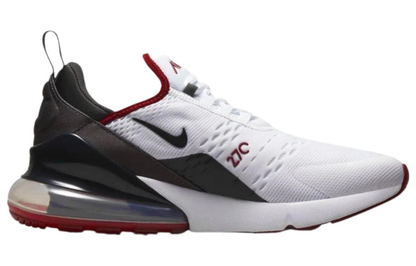 Nike Air Max 270 Low Топ Спортивная Повседневная Обувь Белый Черный Красный
